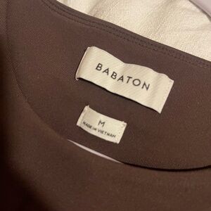 Aritzia Chocolate Brown Cropped Tee